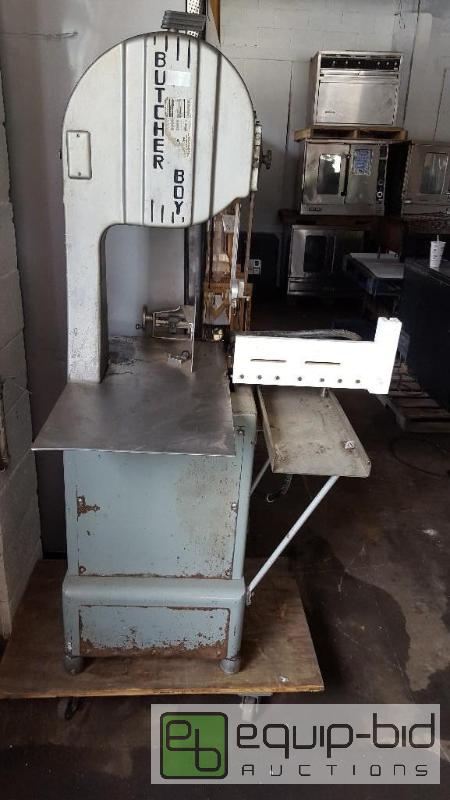 lot 1021 image: Butcher boy meat saw  3 phase 208 volt includ...