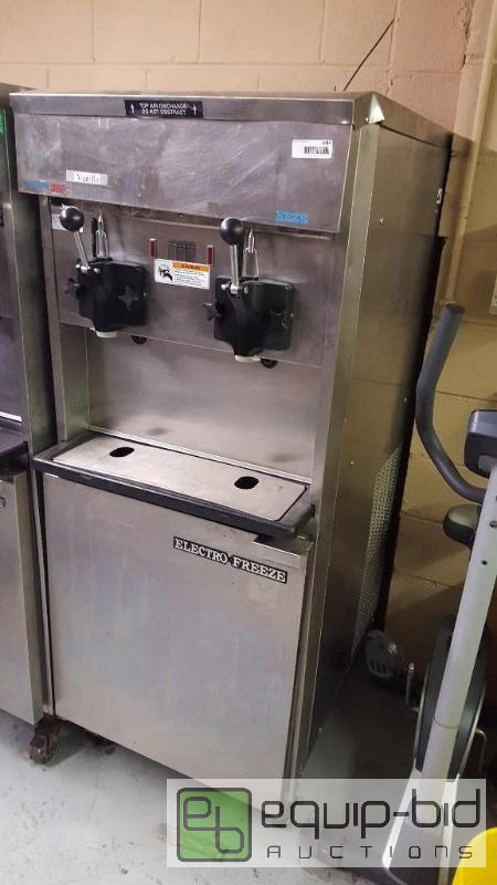 lot 1044 image: Electro Freeze 2 flavor ice cream machine  wa...