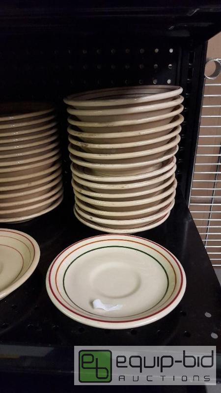 lot 1076 image: Lot (15) saucer plates...