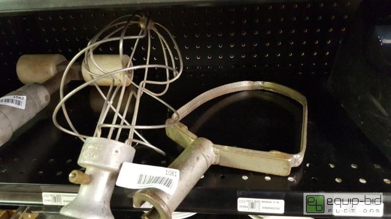 lot 1081 image: (2) mixer attachments...