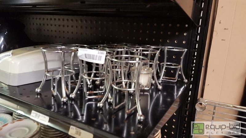 lot 1086 image: Lot (9) candle holders...