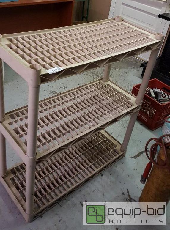 lot 1090 image: 3 tier storage shelf...