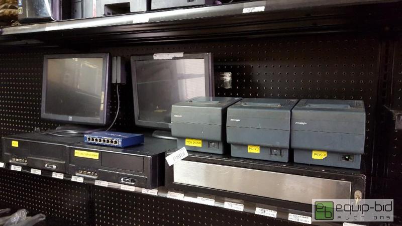 lot 1091 image: Complete POS system  includes 2 touch screen ...