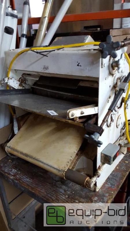 lot 1128 image: Acme dough sheeter  double pass 20&quot wide...