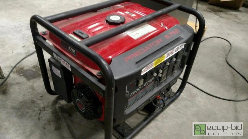 lot 2000 image: Predator 8750 Gas Powered Generator
