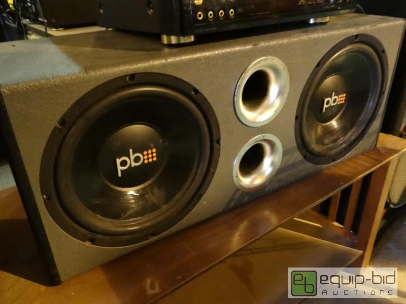 lot 36 image: Sub Box w 2 Sub s