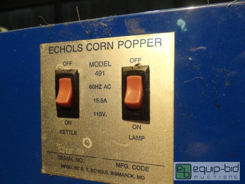 echols corn popper model 490 manually