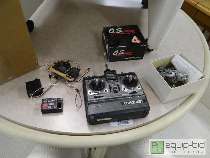 lot 1273 image: Remote controlairplane enginerecieverservo...