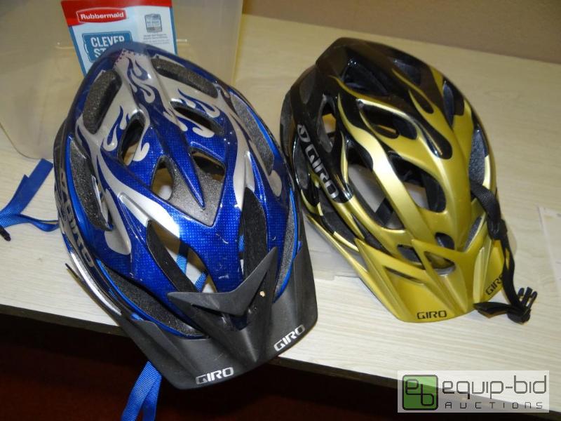 lot 378 image: Lot of 2 bicycle helmets....
