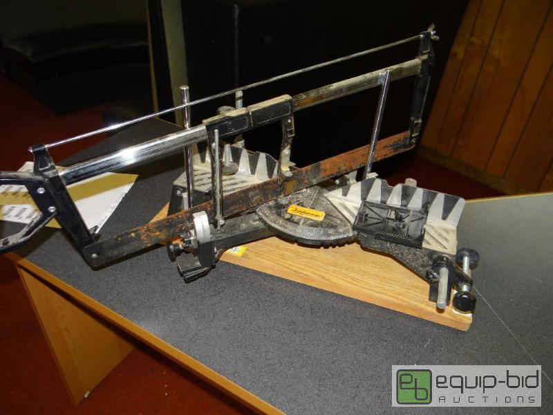 lot 384 image: Jorgensen miter saw....