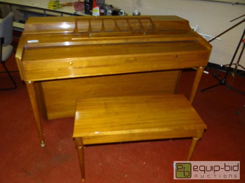 lot 388 image: Starck&nbsppiano with bench,...