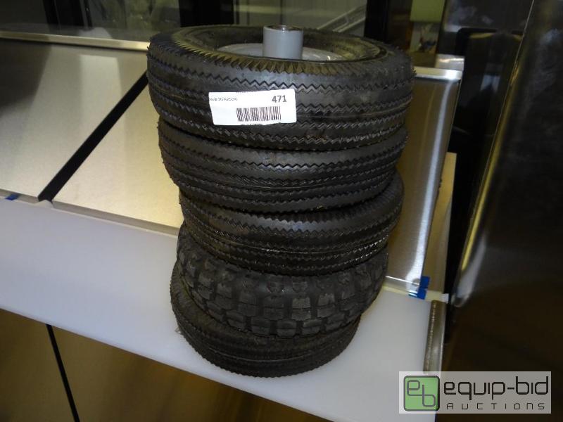 lot 471 image: Lot of 5 new dolly wheels....