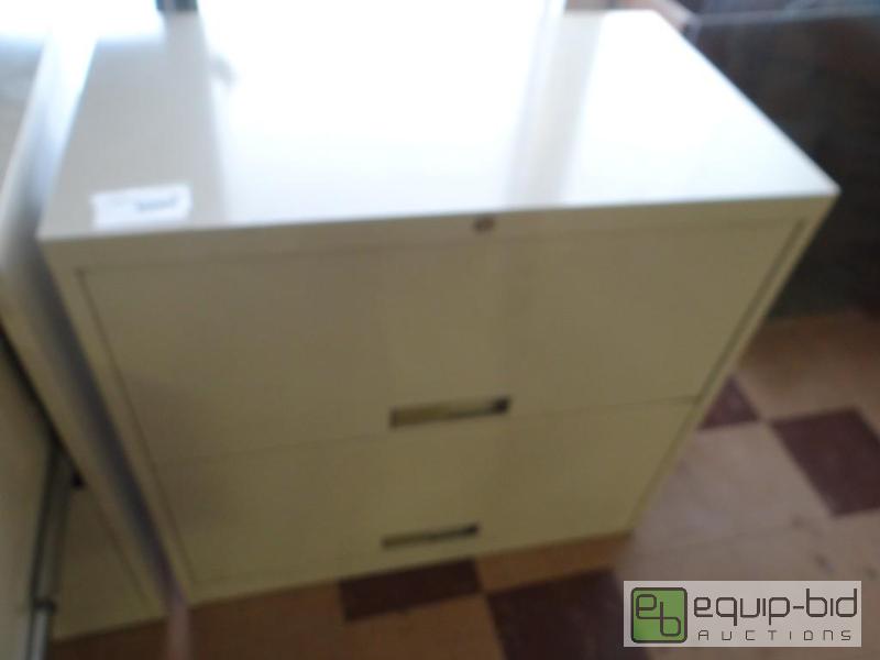 lot 481 image: 2 drawer lateral file cabinet....
