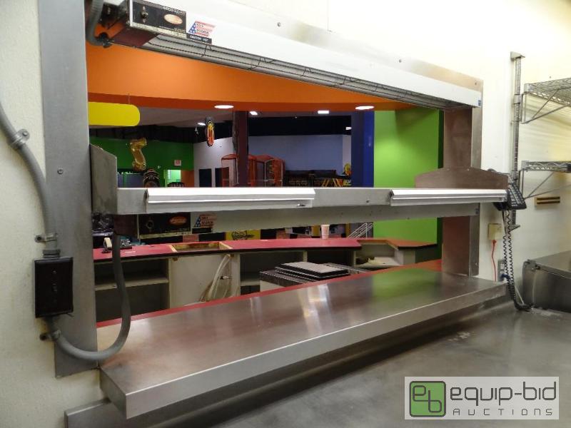 lot 1039 image: (2) Hatco Strip Heater   w Pass Thru Stainless Shelf