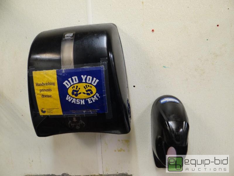 lot 1042 image: Soap And Paper Towel Dispenser