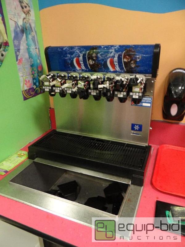 lot 1044 image: Drop In 8 Select Soda Dispenser w Bag Rack