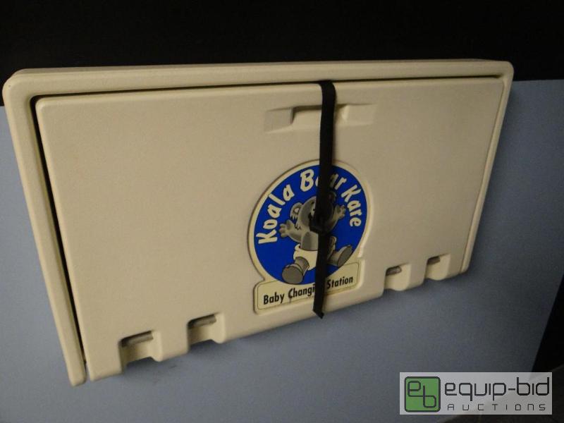 lot 1051 image: Wall Hung Baby Changing Station