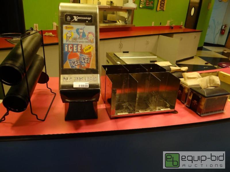 lot 1083 image: Lot of Napkin,Cup and Lid Dispensers