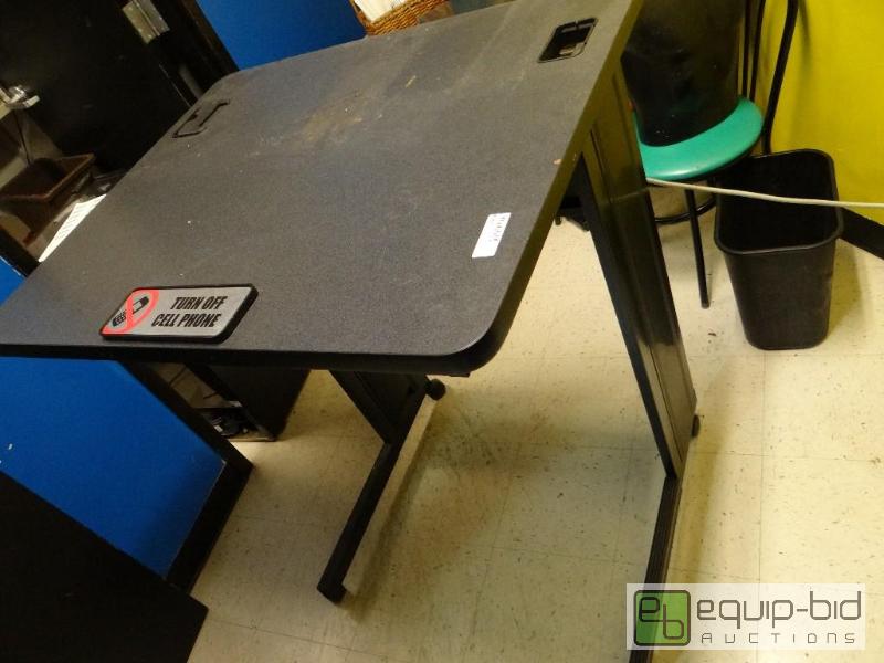 lot 1099 image: Bar Height Table Desk