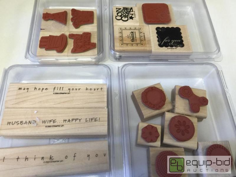 lot 108 image: Craft stamps great for scrapbooking making yo...