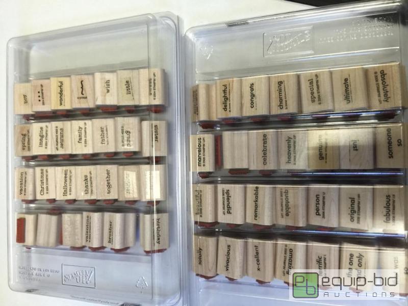 lot 109 image: Craft ink stamps new great for scrapbooking c...