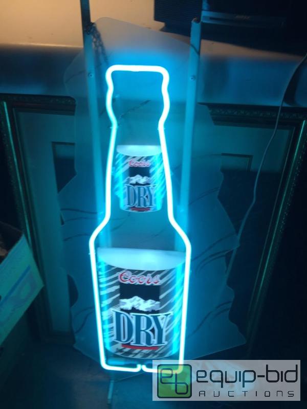 lot 12 image: Large cougars neon sign very nice great for m...