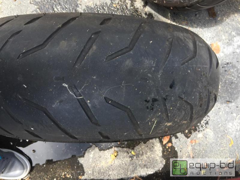 lot 123 image: Motorcycle tire Dunlop D407 size 20055 R 17...