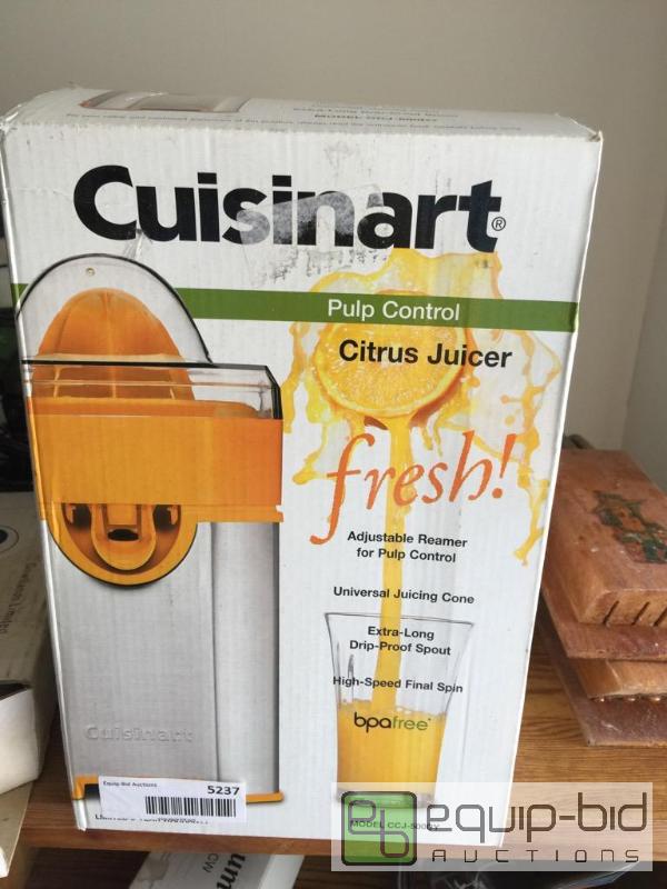 lot 130 image: Cuisinart pulp control citrus juicer...