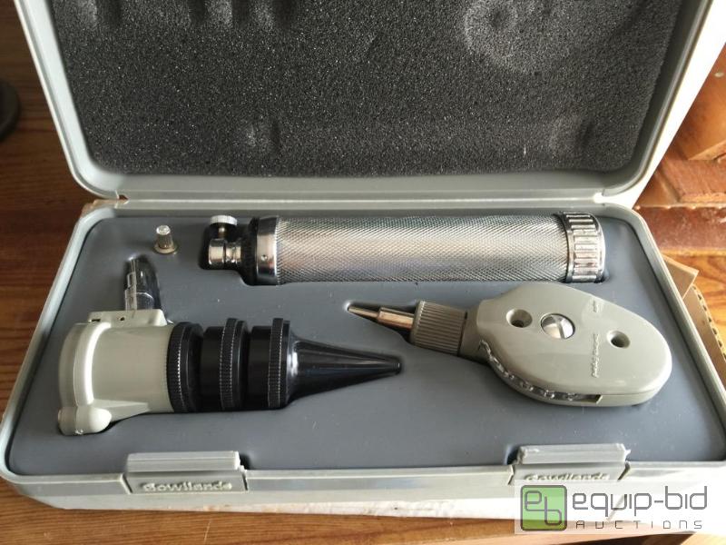 lot 133 image: Otoscope and ophthalmoscope set with case...