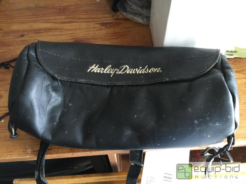 lot 137 image: Harley Davidson fork bag...