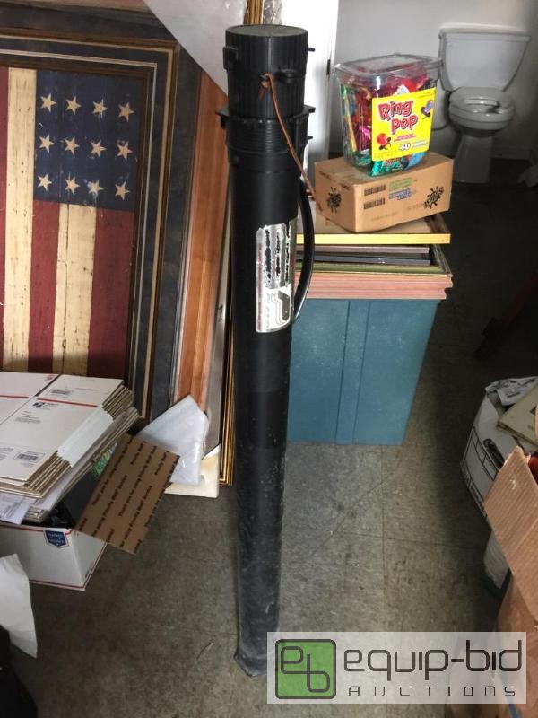 lot 146 image: Hardbound fishing rod carrying case...