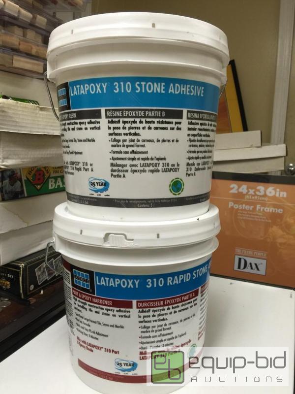lot 153 image: Latapoxy 310 Stone Adhesive 10 liter 5 each o...