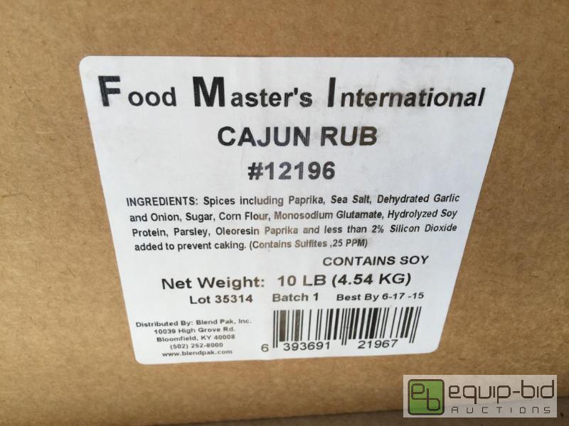 lot 164 image: 10 pound box of food masters international Ca...