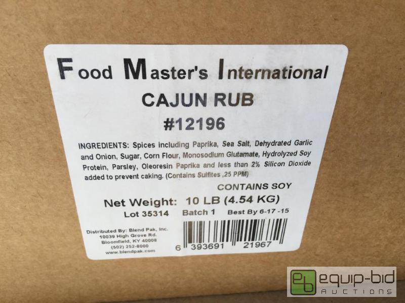 lot 165 image: Food masters international Cajun rub 10 pound...