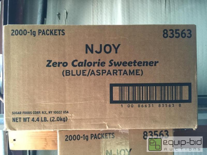 lot 167 image: 2000 packets of 0 cal sweetener for pound box...