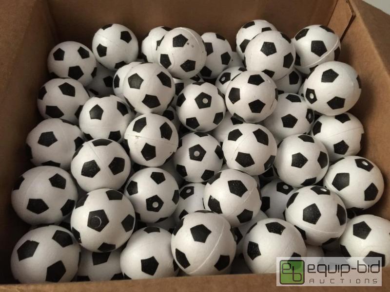 lot 170 image: Large amount of phone antenna soccer balls it...