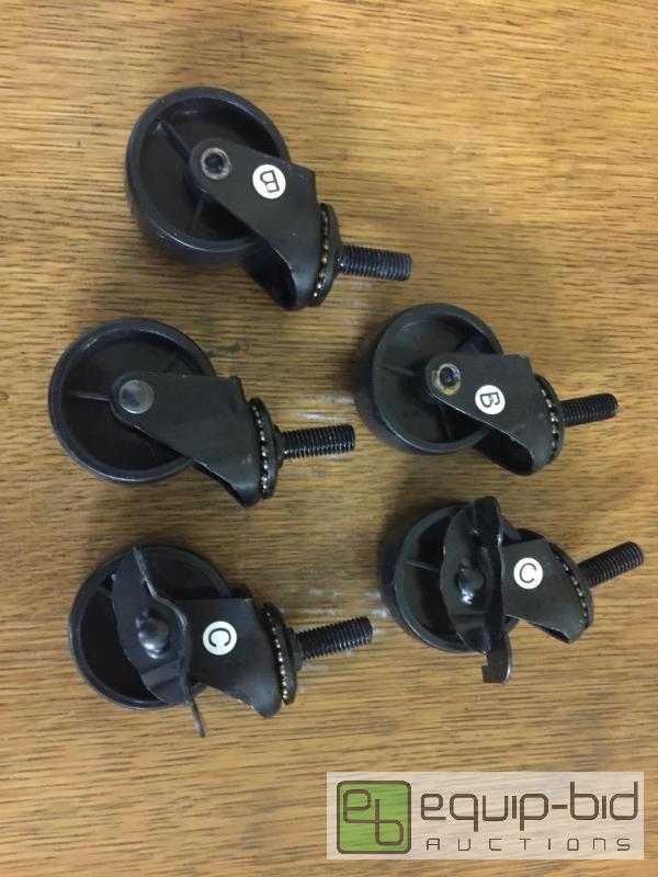 lot 35 image: 52 inch casters bolt on...