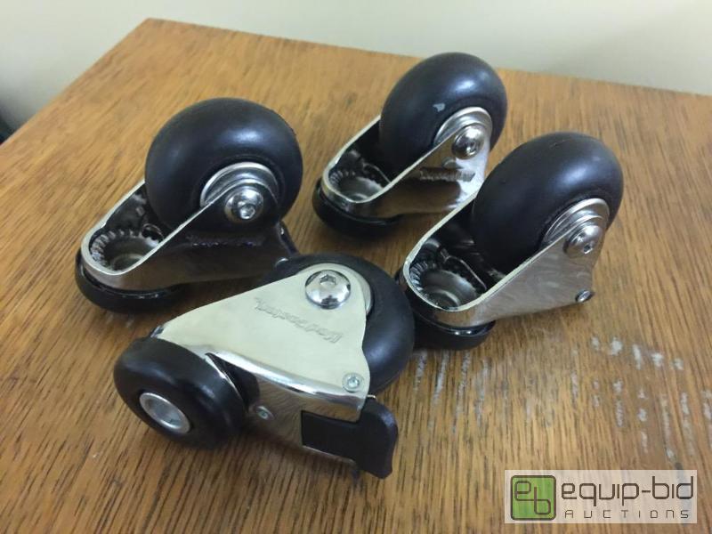 lot 36 image: Set up for swivel bearing casters 2 inch bolt...