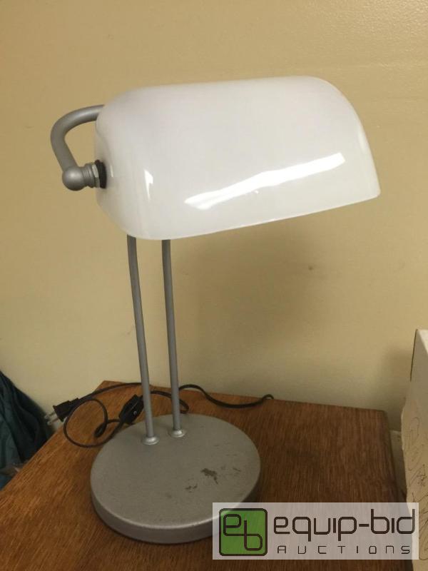 lot 73 image: Modern library style desk lamp...
