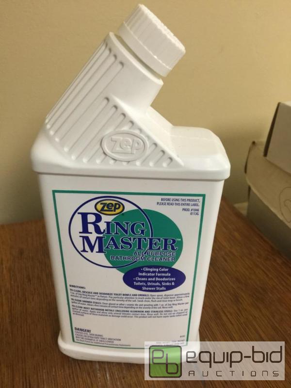 lot 79 image: Five bottles of zap remaster bathroom cleaner...