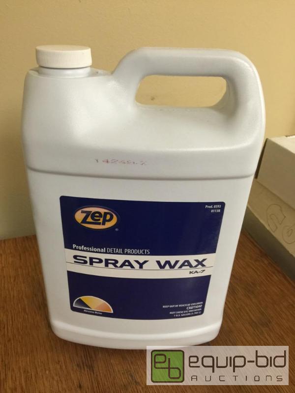 lot 81 image: 1 gallon of zap professional spray wax...
