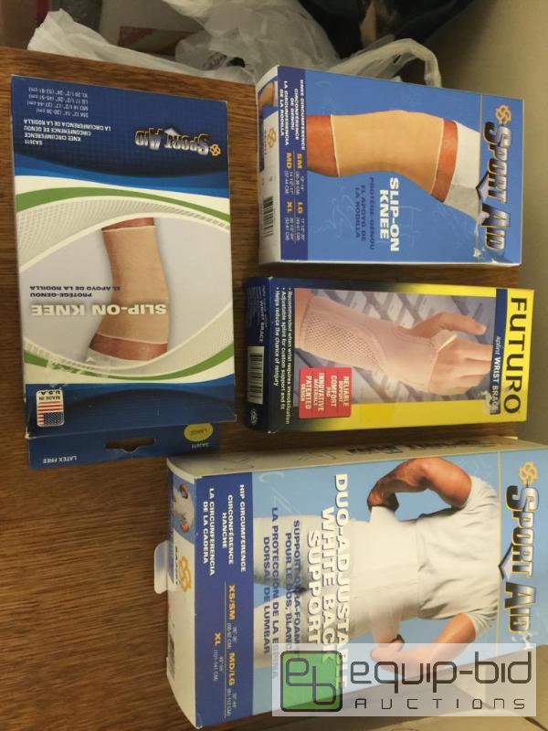 lot 83 image: For assorted new medical braces as pictured...