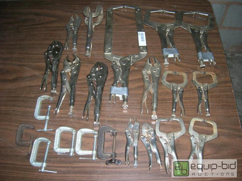 lot 3223 image: Lot of 21 Clamps Vise Grips 5 12 to 18