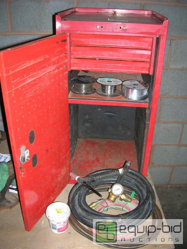 lot 3235 image: 3 Drawer Welding Cabinet