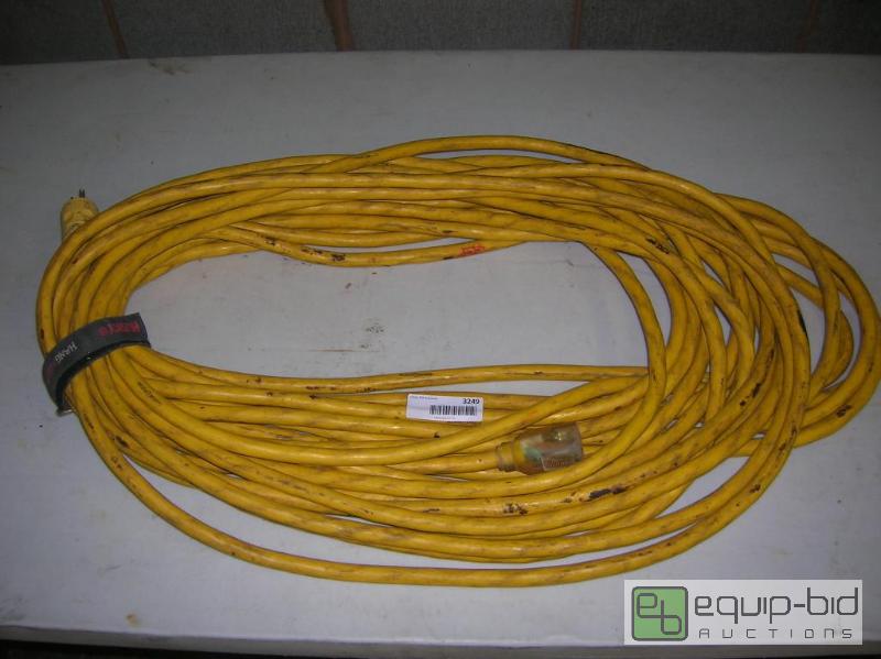 lot 3249 image: Heavy Duty Yellow Jacket 58 Thick Workshop Extension Cord