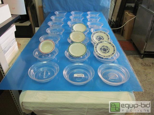 lot 3029 image: Mixed Lot Kover Ups, Plates, Bowl