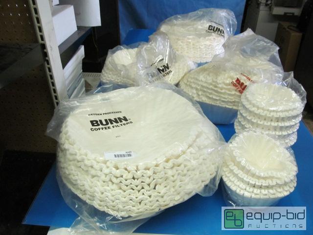 lot 3040 image: BUNN Coffee Filters New Assorted Large Quantity