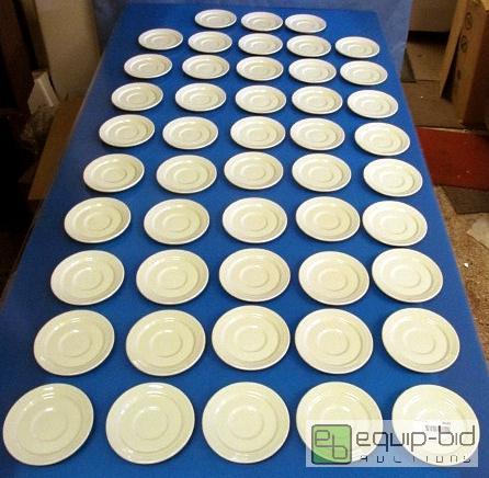 lot 3050 image: Oneida Saucers QTY 48 5.5 INCH Approx.