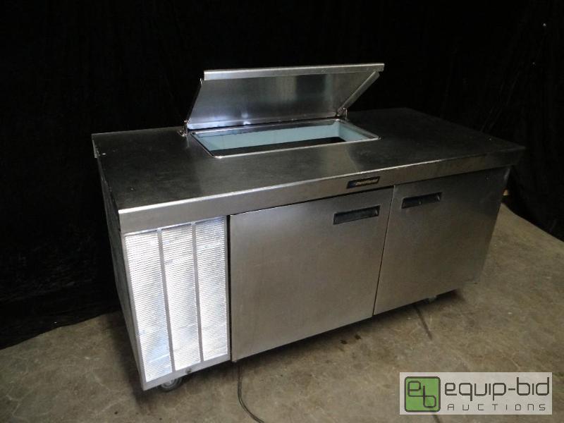 lot 1060 image: Delfield 2 Door Refrigerated Prep Cooler