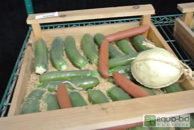 lot 1521 image: Large Lot of Wax Vegetables and Meats